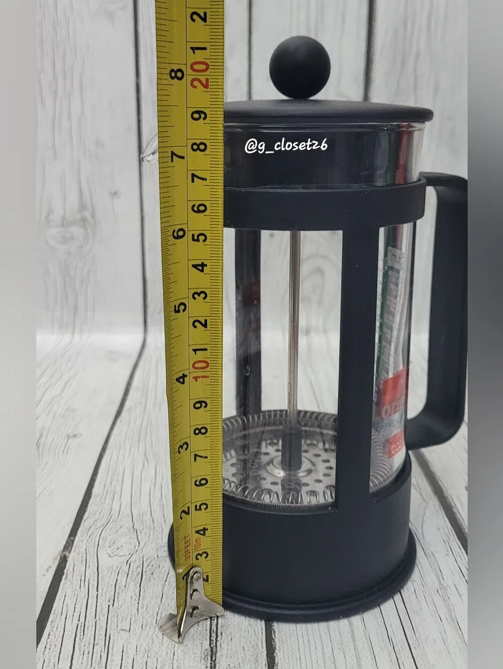 Bodum Black French Press Coffee Maker